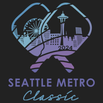 Seattle Metro 2024 Classic Purple  - Avenue Pullover Hooded Sweatshirt Design